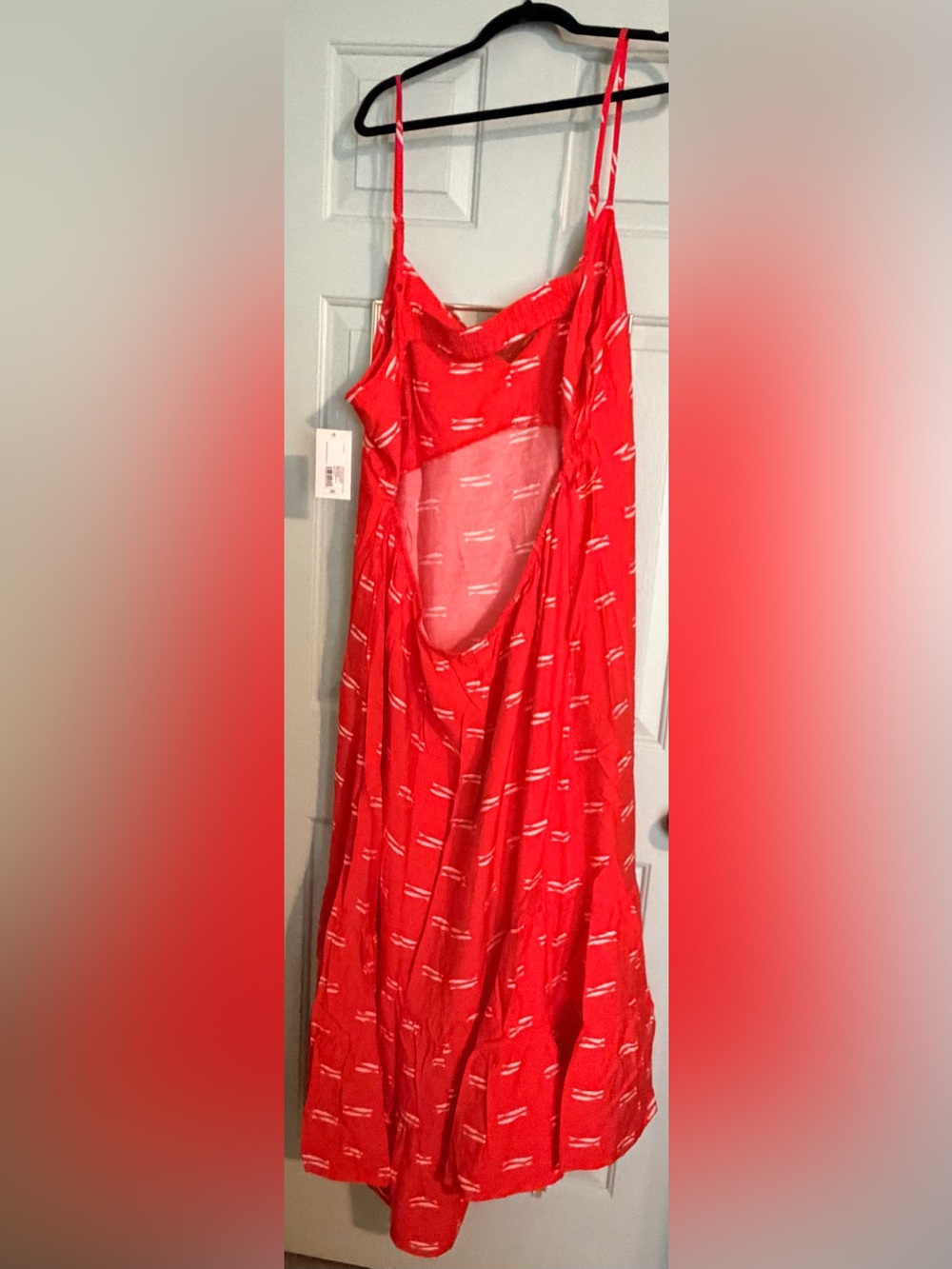 Red Patterned Dress - Picture 3 of 8